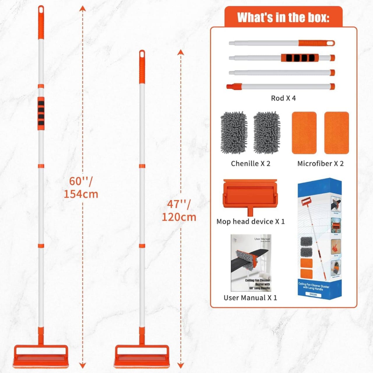 3 in 1 fan cleaning duster