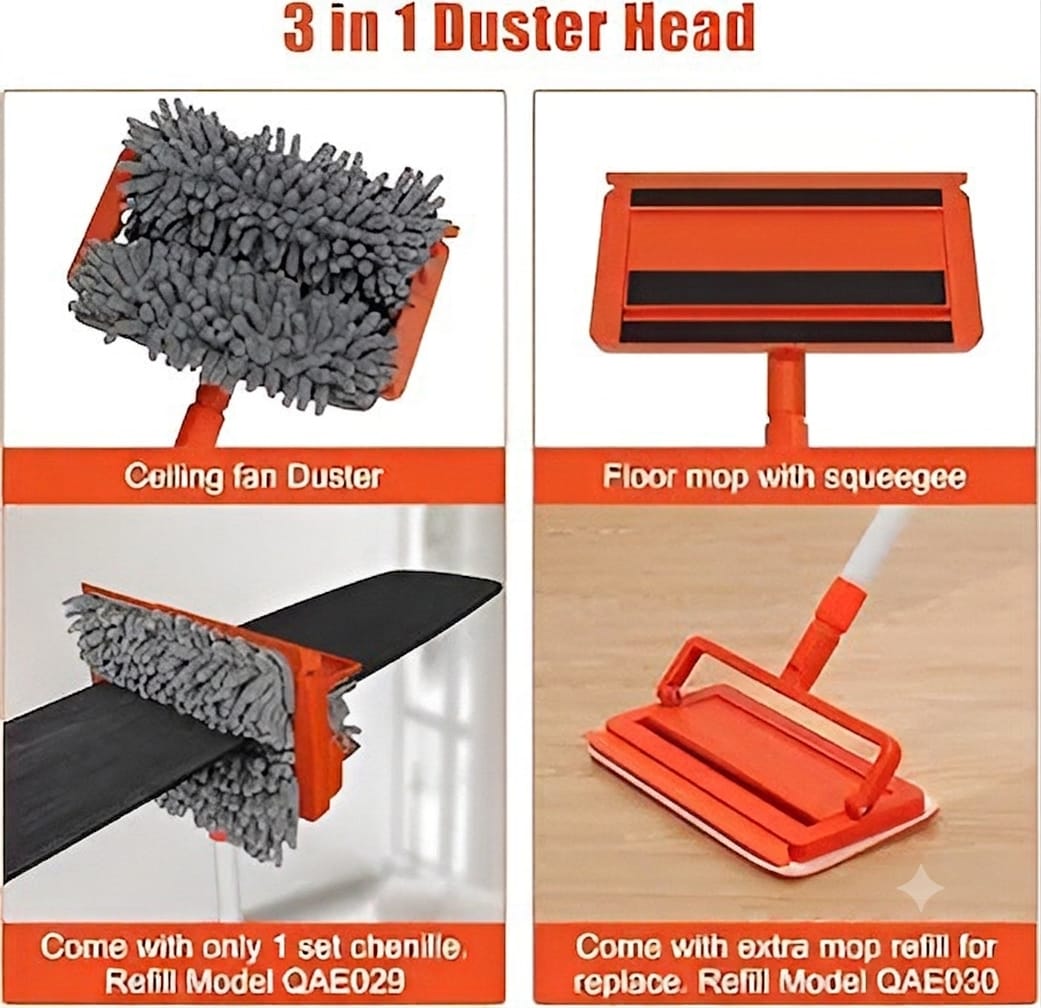 3 in 1 fan cleaning duster